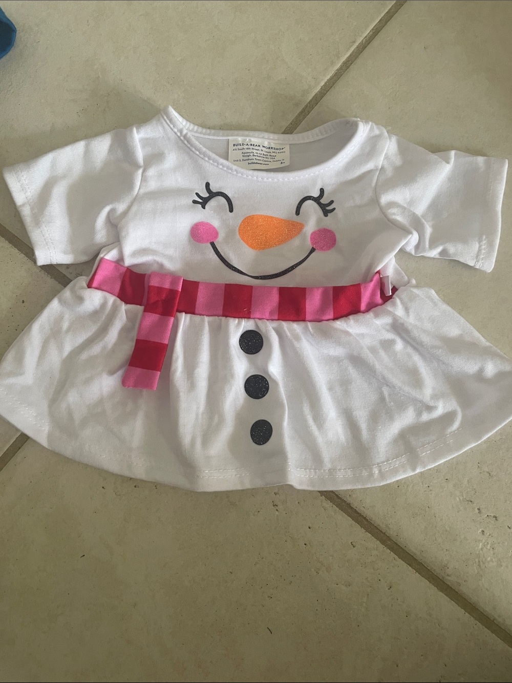 Build A Bear Snowman Shirt